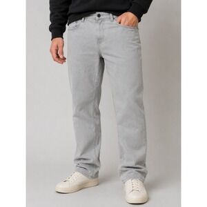 Red Herring Men's Gray Straight Leg Denim Jeans Size 34x32 Excellent Condition